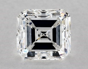 1.00 Carat E-VS2 Asscher Cut Diamond