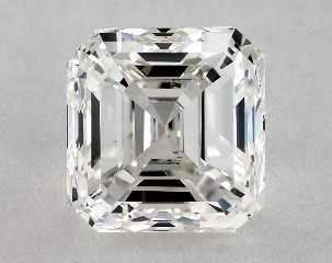 1.00 Carat H-VS2 Asscher Cut Diamond