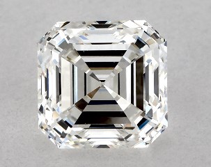 1.00 Carat H-VS1 Asscher Cut Diamond