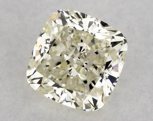 0.31 Carat Fancy Orange-SI1 Cushion Cut Diamond