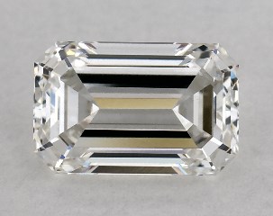 Lab-Created 0.74 Carat G-VS1 Emerald Cut Diamond