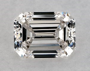 1.00 Carat H-VS2 Emerald Cut Diamond