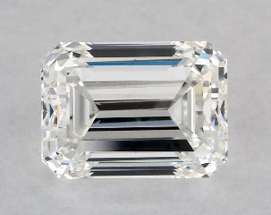 1.00 Carat H-VS2 Emerald Cut Diamond