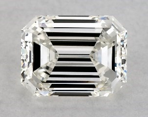 1.00 Carat H-VS2 Emerald Cut Diamond