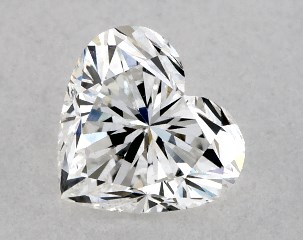0.30 Carat F-SI1 Heart Shaped Diamond
