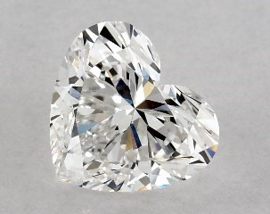1.00 Carat F-VS1 Heart Shaped Diamond