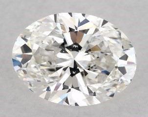 1.00 Carat G-VS1 Oval Cut Diamond