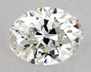1.00 Carat H-VS2 Oval Cut Diamond