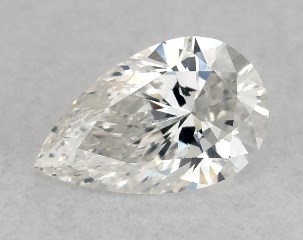 0.30 Carat G-SI1 Pear Shaped Diamond