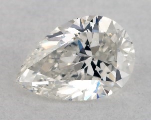 0.30 Carat G-SI1 Pear Shaped Diamond