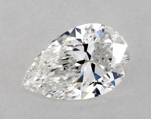 Lab-Created 0.70 Carat E-VS1 Pear Shaped Diamond