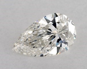 Lab-Created 0.80 Carat G-VS1 Pear Shaped Diamond