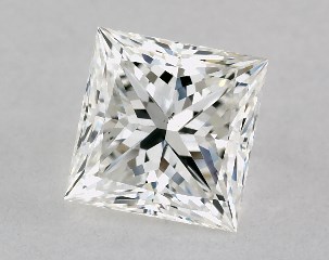 1.00 Carat G-VS2 Princess Cut Diamond
