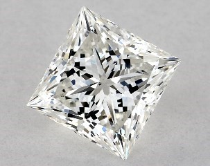 1.00 Carat H-VS2 Princess Cut Diamond