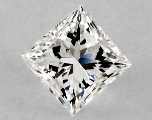 1.00 Carat H-VS1 Princess Cut Diamond