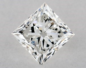1.00 Carat H-VS2 Princess Cut Diamond
