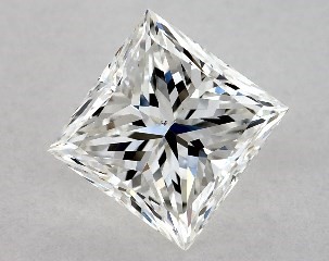 1.00 Carat H-VS2 Princess Cut Diamond