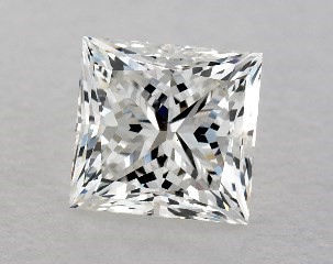 1.00 Carat H-VS2 Princess Cut Diamond
