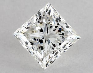 1.00 Carat H-VS2 Princess Cut Diamond