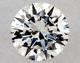 1.01 Carat H-VVS1 Excellent Cut Round Diamond