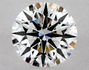 Lab-Created 1.53 Carat E-VS1 Excellent Cut Round Diamond