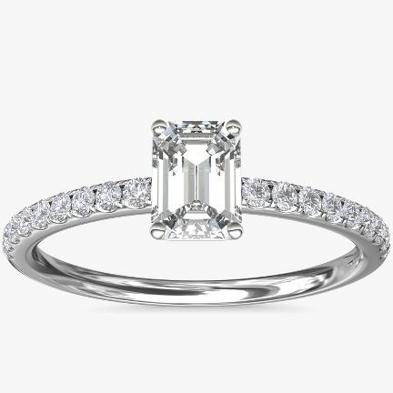 Emerald Cut Engagement Rings