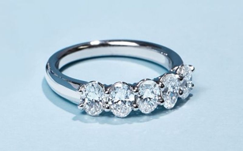 Five-Stone Wedding Band