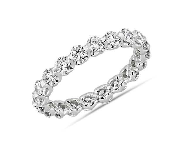 Floating Diamond Eternity Ring in Platinum (1 1/2 ct. tw.)