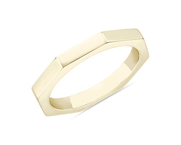 ZAC ZAC POSEN Plain Geometric Wedding Ring in 14k Yellow Gold (2.2 mm)