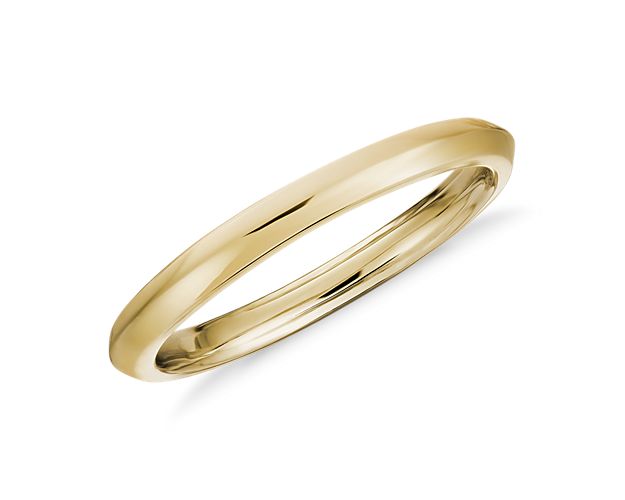 ZAC ZAC POSEN Knife-Edge Wedding Ring in 14k Yellow Gold