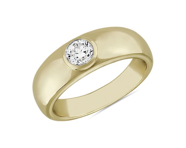 ZAC ZAC POSEN Single Round Diamond Ring in 14k Yellow Gold (7 mm, 3/4 ct. tw.)