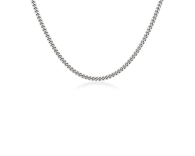 20" Cuban Chain in Platinum (3.5 mm)