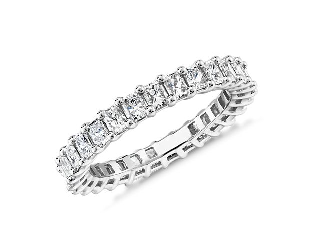 Radiant Cut Diamond Eternity Ring in 14k White Gold (2 ct. tw.)