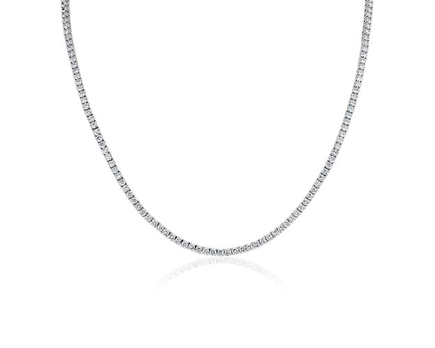 Lab Grown Diamond Tennis Necklace in 14k White Gold (10 ct. tw.)