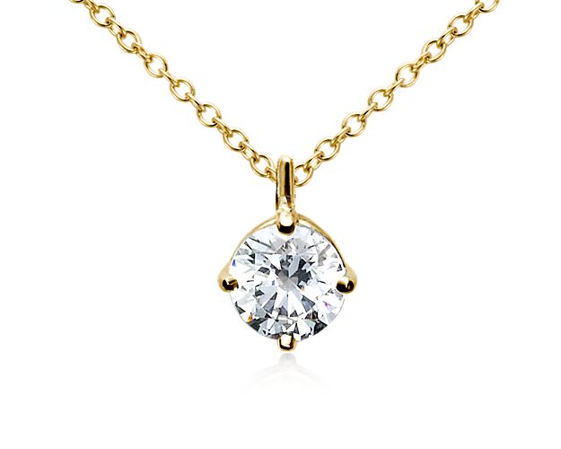 Petite Bail Pendant in 18k Yellow Gold