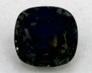 1.04 carat Cushion Natural Green Sapphire