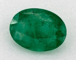 1.04 carat Oval Natural Green Emerald