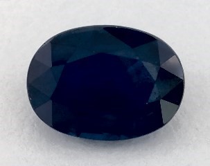 1.12 carat Oval Natural Blue Sapphire