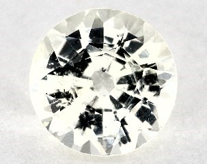 1.24 carat Round Natural Yellow Sapphire