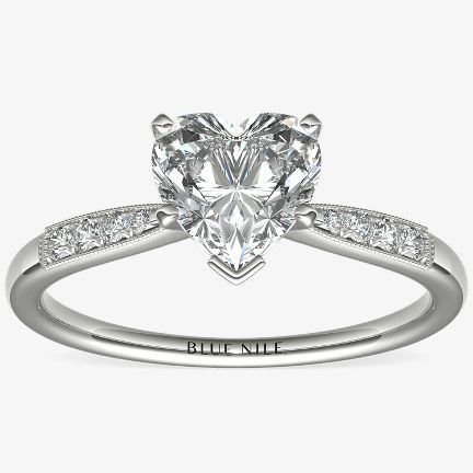 Milgrain Engagement Rings